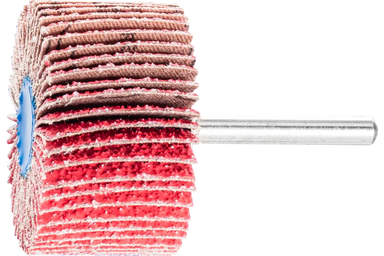 Picture of Pferd Mounted Flap Wheel, 2" X 1, 40 Grit, 1/4" Shank, Ceramic Oxide Co-Cool